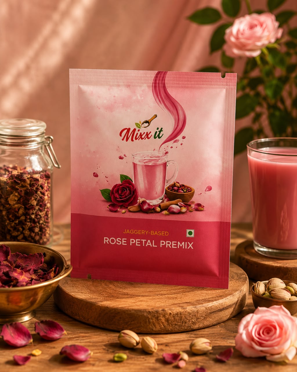 Rose Petal Premix – Box of 10 Sachets